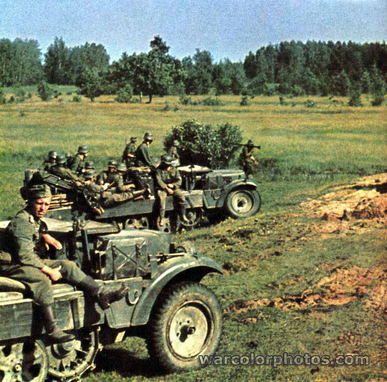 Soldiers of 3rd Panzer Division, Summer 1941