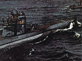 U-boot setting out to sea